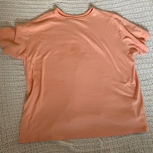 orange oversized shirt!